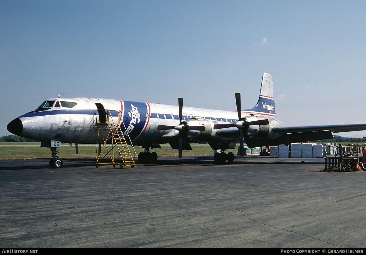 Aircraft Photo of N103BB | Canadair CL-44D4-2 | Wrangler Aviation | AirHistory.net #151038