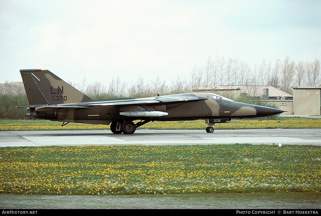 Aircraft Photo of 70-2370 / AF70-370 | General Dynamics F-111F Aardvark | USA - Air Force | AirHistory.net #151066