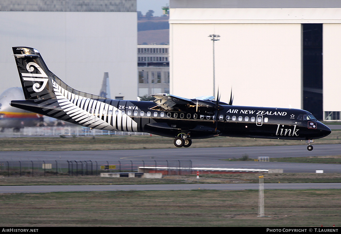 Aircraft Photo of ZK-MVA | ATR ATR-72-600 (ATR-72-212A) | Air New Zealand Link | AirHistory.net #151068