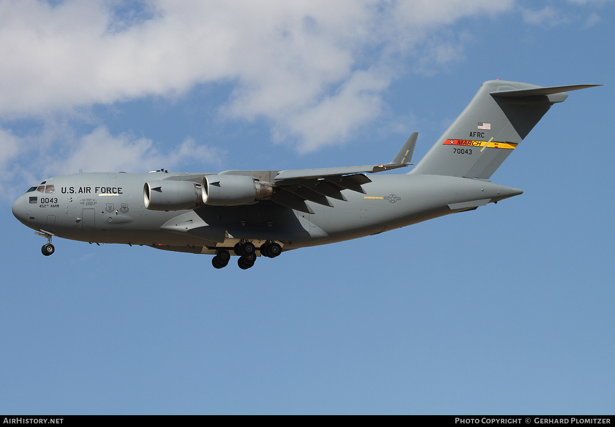 Aircraft Photo of 97-0043 / 70043 | Boeing C-17A Globemaster III | USA - Air Force | AirHistory.net #151080