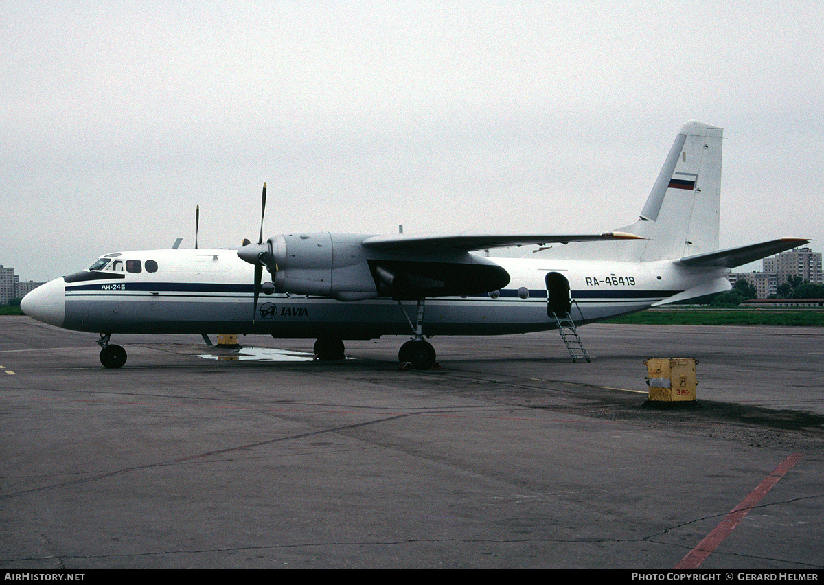 Aircraft Photo of RA-46419 | Antonov An-24B | Tavia | AirHistory.net #151098