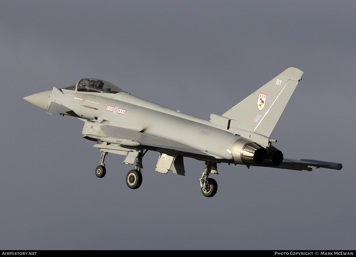 Aircraft Photo of ZK337 | Eurofighter EF-2000 Typhoon FGR4 | UK - Air Force | AirHistory.net #151100