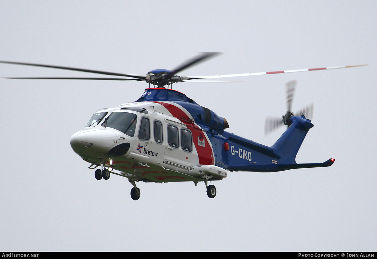 Aircraft Photo of G-CIKO | AgustaWestland AW-139 | Bristow Helicopters | AirHistory.net #151103