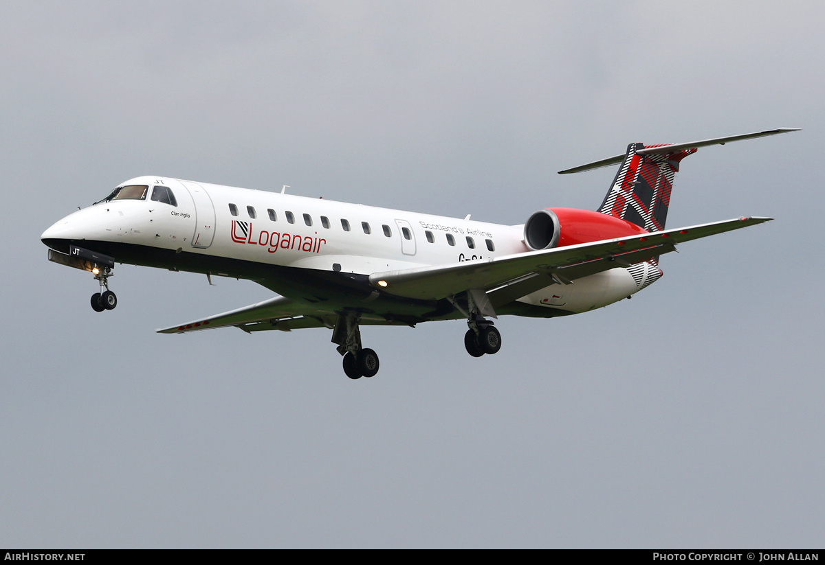 Aircraft Photo of G-SAJT | Embraer ERJ-135ER (EMB-135ER) | Loganair | AirHistory.net #151104