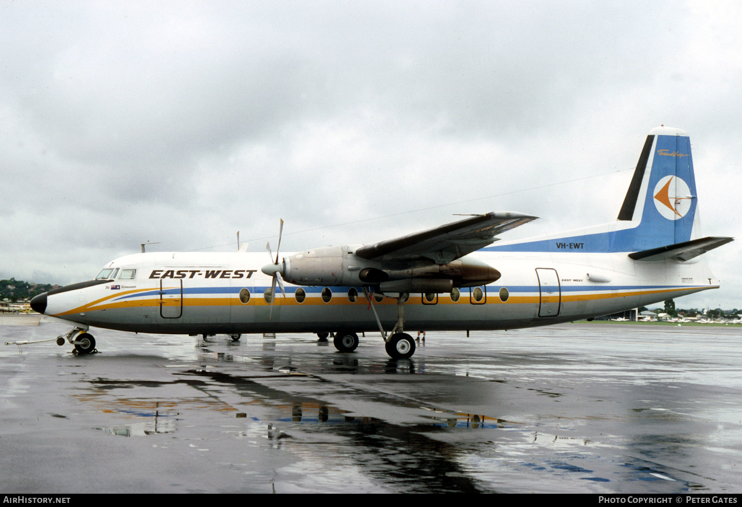 Aircraft Photo of VH-EWT | Fokker F27-500 Friendship | East-West Airlines | AirHistory.net #151105