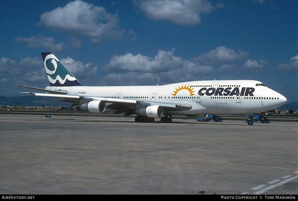 Aircraft Photo of F-GSUN | Boeing 747-312 | Corsair | AirHistory.net #151118