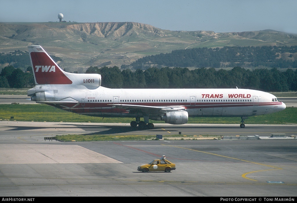 Aircraft Photo of N31030 | Lockheed L-1011-385-1-15 TriStar 100 | Trans World Airlines - TWA | AirHistory.net #151120