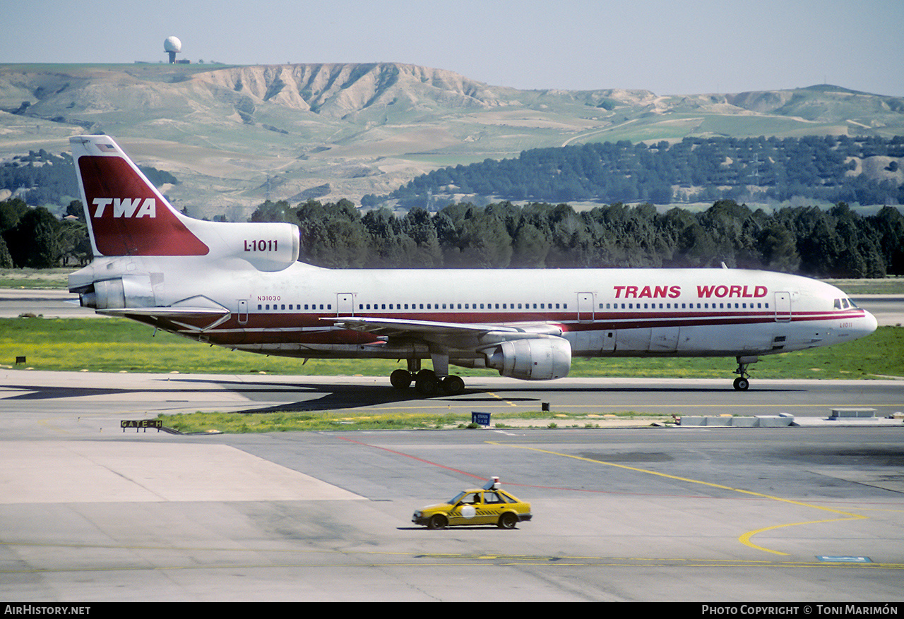 Aircraft Photo of N31030 | Lockheed L-1011-385-1-15 TriStar 100 | Trans World Airlines - TWA | AirHistory.net #151120