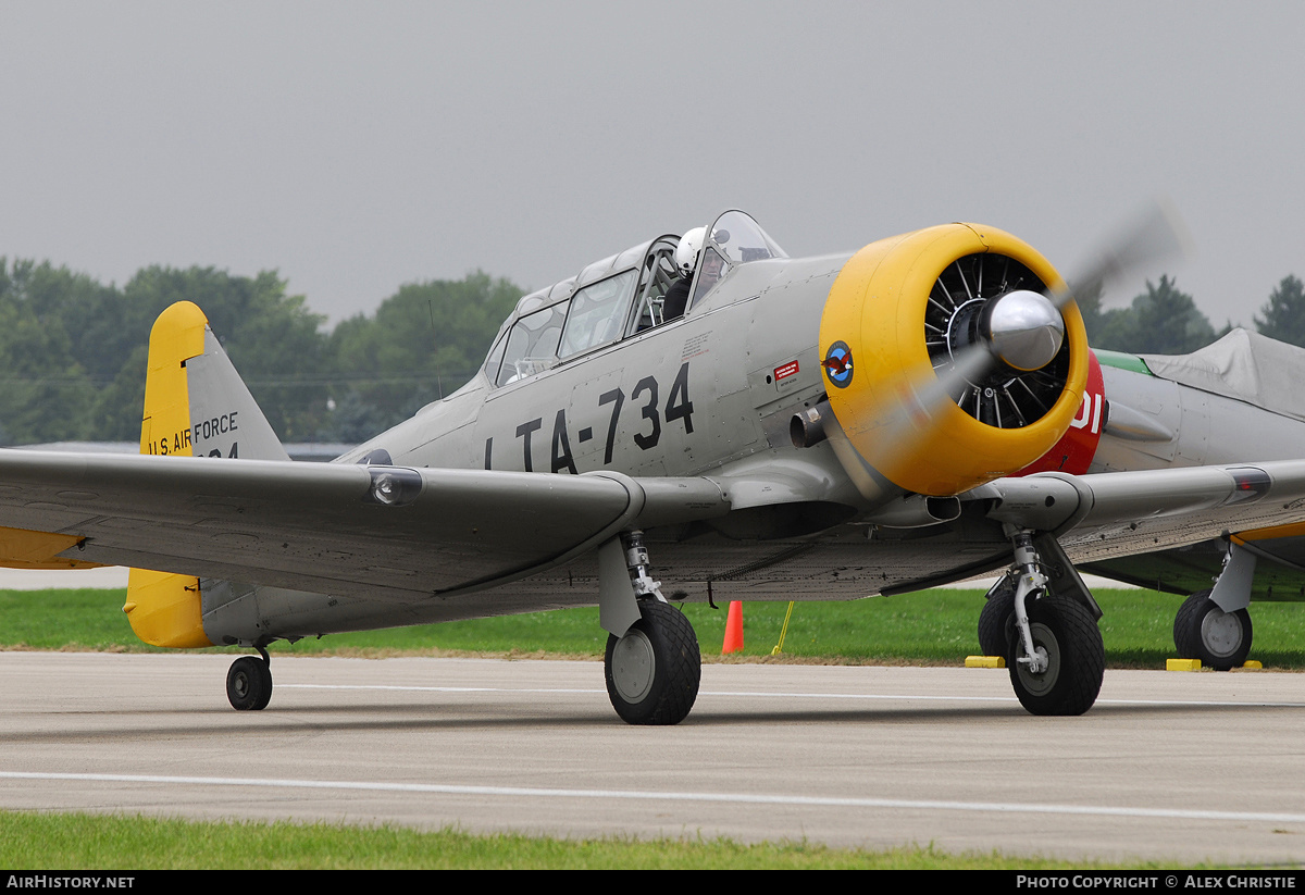 Aircraft Photo of N9705N / 114734 | North American T-6G Texan | USA - Air Force | AirHistory.net #151136