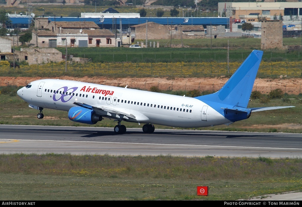 Aircraft Photo of G-XLAF | Boeing 737-86N | Air Europa | AirHistory.net #151137