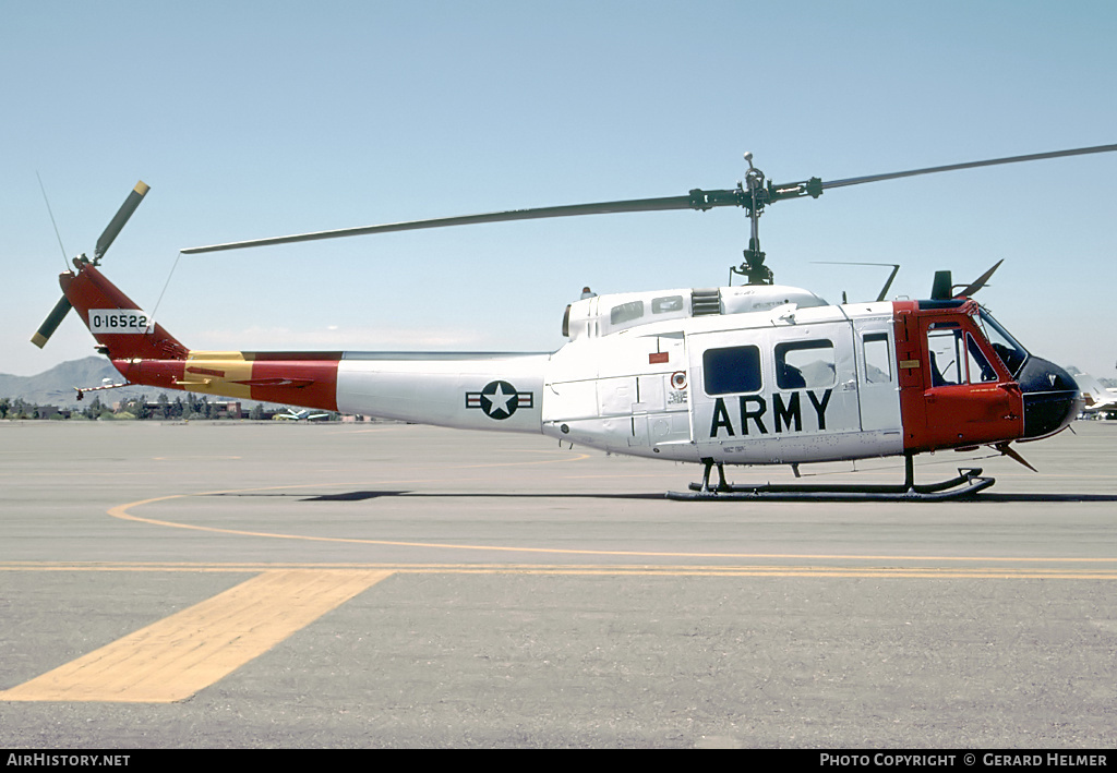 Aircraft Photo of 66-16522 / 0-16522 | Bell UH-1H Iroquois | USA - Army | AirHistory.net #151161