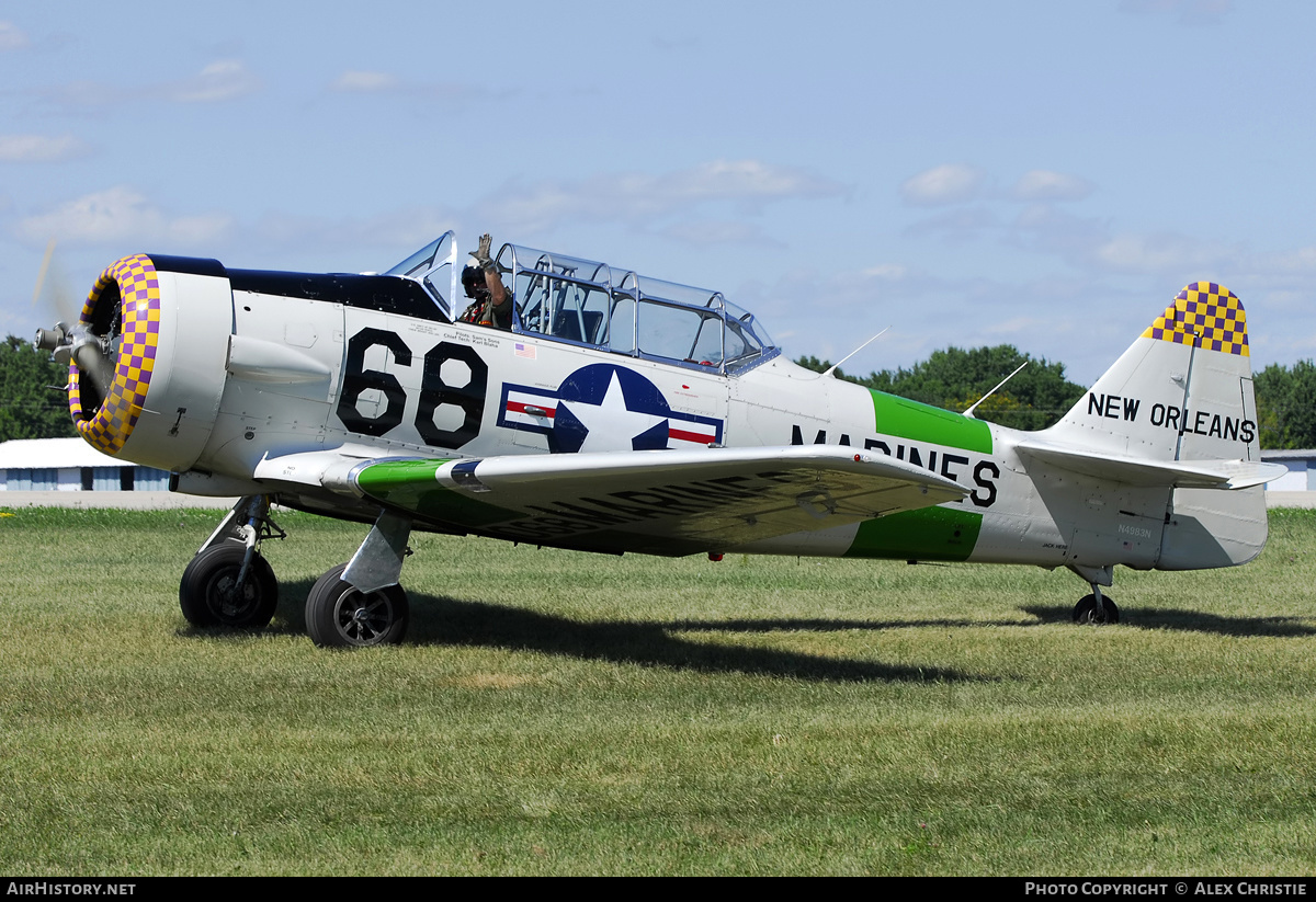 Aircraft Photo of N4983N | North American AT-6D Texan | USA - Marines | AirHistory.net #151165