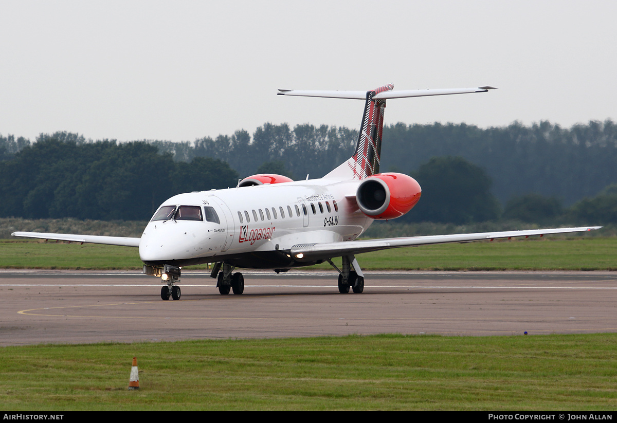 Aircraft Photo of G-SAJU | Embraer ERJ-135ER (EMB-135ER) | Loganair | AirHistory.net #151166