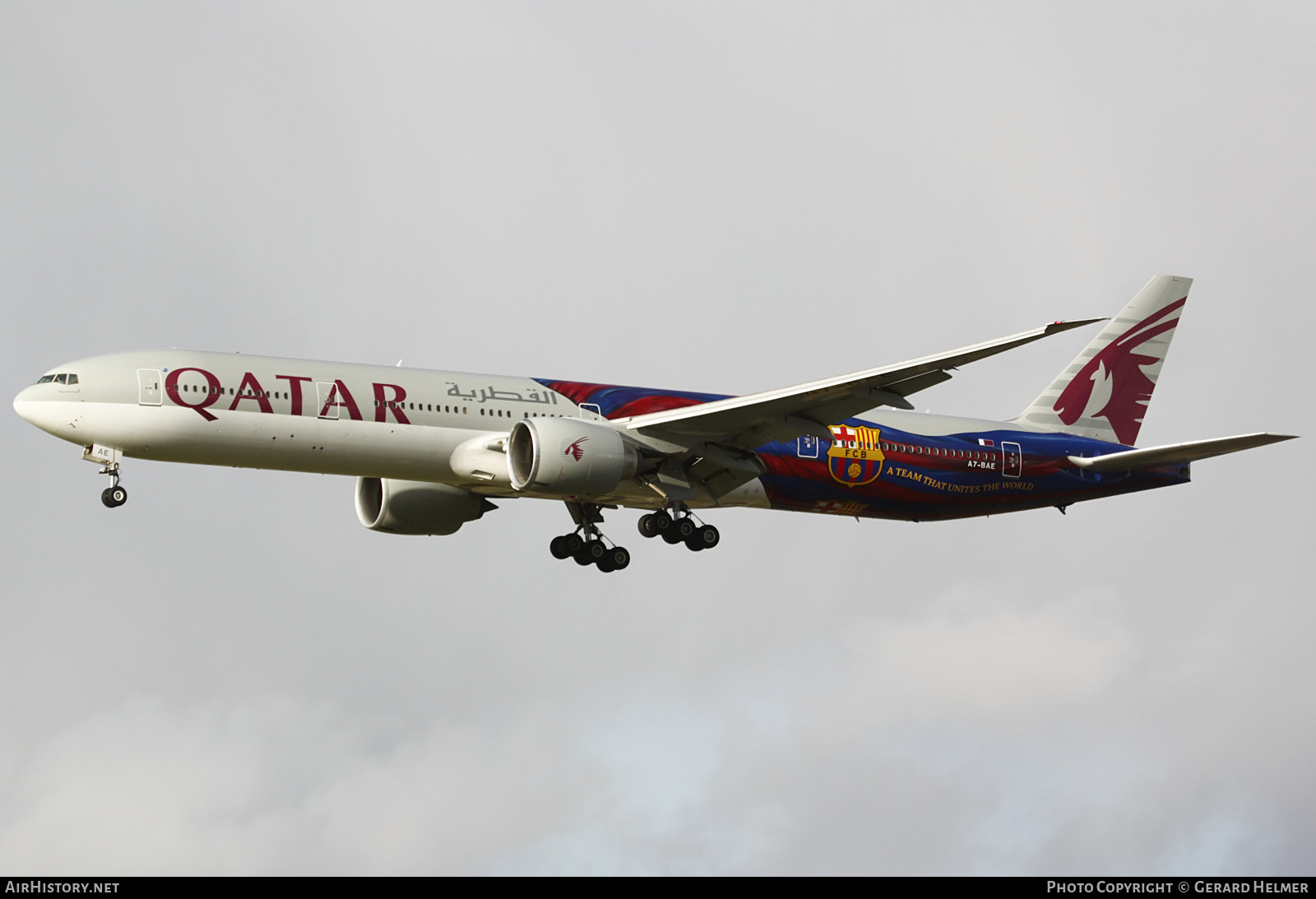 Aircraft Photo of A7-BAE | Boeing 777-3DZ/ER | Qatar Airways | AirHistory.net #151181