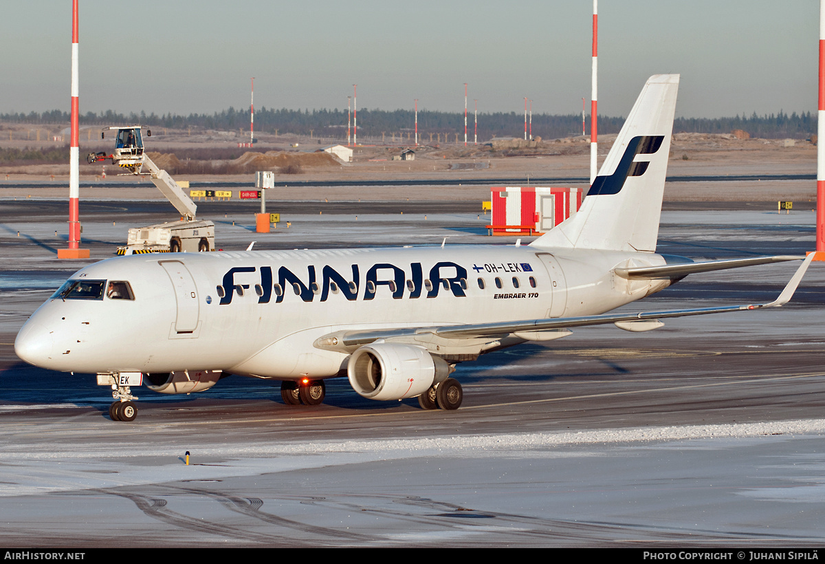 Aircraft Photo of OH-LEK | Embraer 170STD (ERJ-170-100STD) | Finnair | AirHistory.net #151193