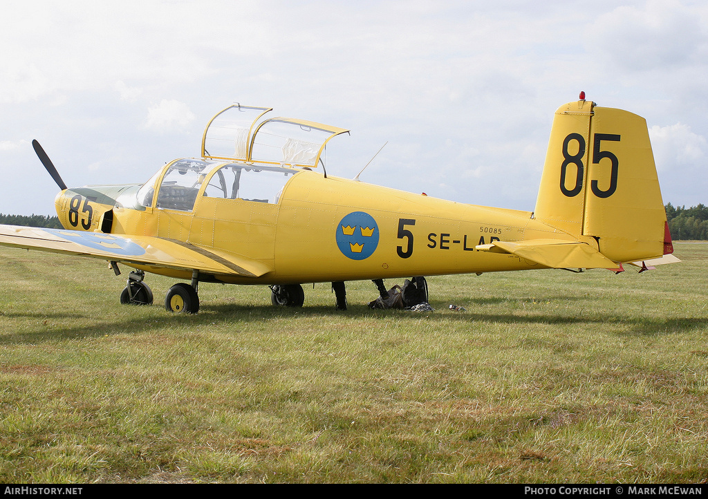 Aircraft Photo of SE-LAP / 50085 | Saab Sk50C Safir (91C) | Sweden - Air Force | AirHistory.net #151203