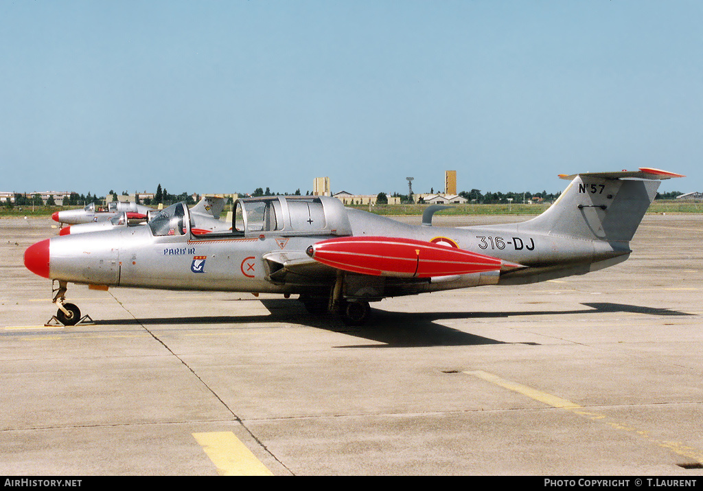 Aircraft Photo of 57 | Morane-Saulnier MS-760 Paris IR | France - Air Force | AirHistory.net #151221