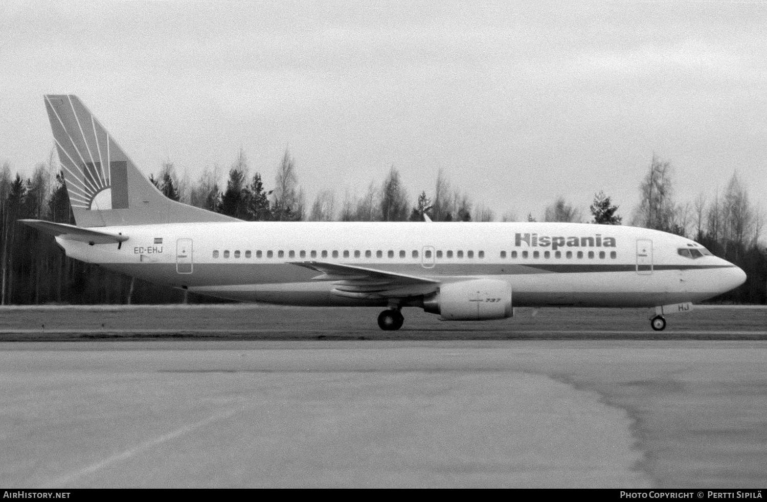 Aircraft Photo of EC-EHJ | Boeing 737-33A | Hispania Líneas Aéreas | AirHistory.net #151243