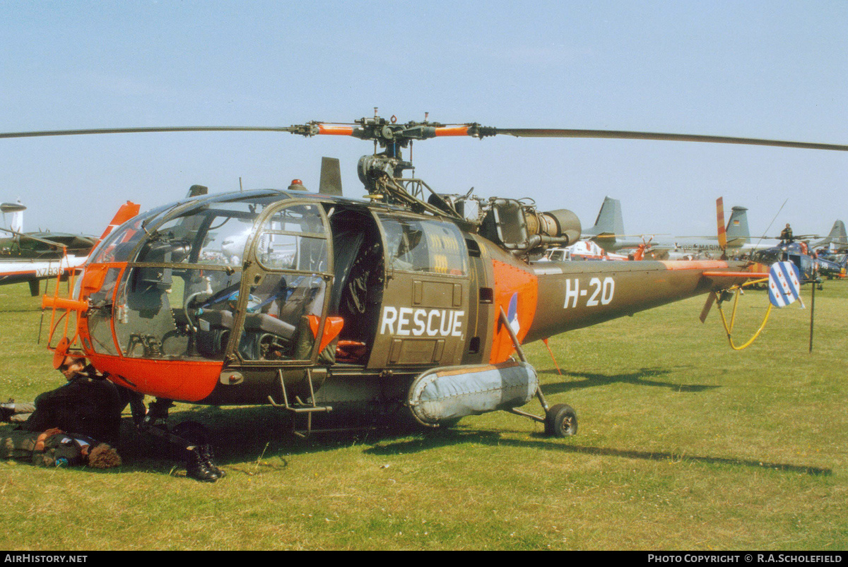 Aircraft Photo of H-20 | Sud SE-3160 Alouette III | Netherlands - Air Force | AirHistory.net #151245