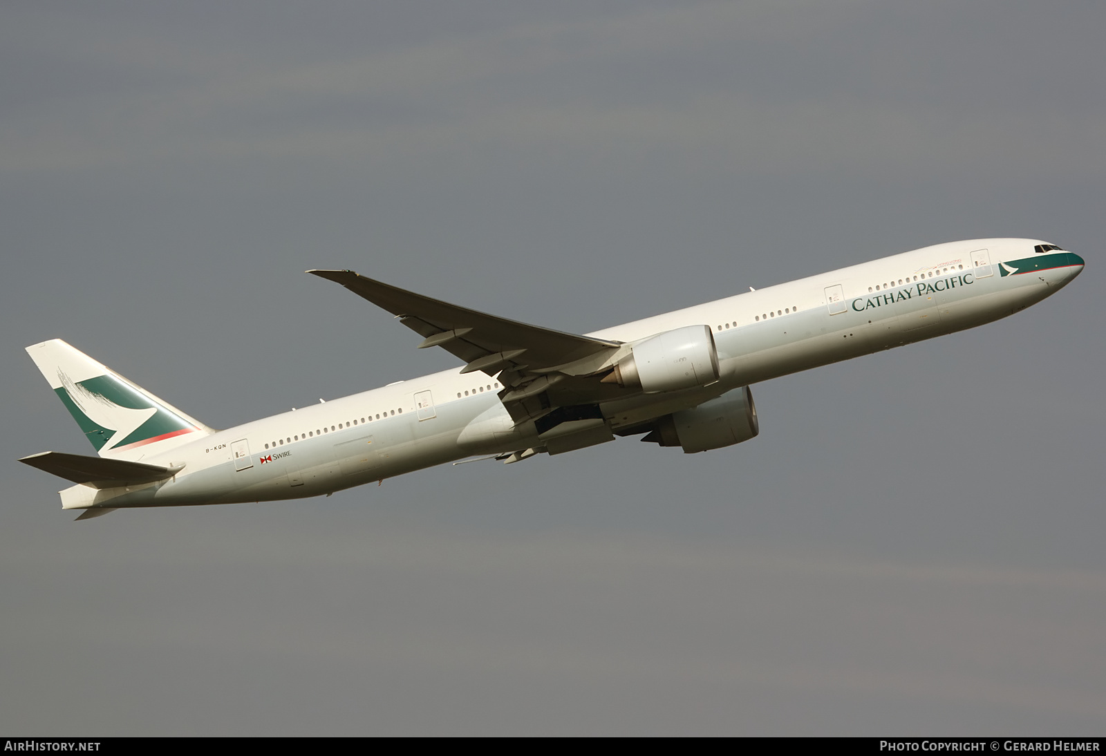 Aircraft Photo of B-KQN | Boeing 777-367/ER | Cathay Pacific Airways | AirHistory.net #151246