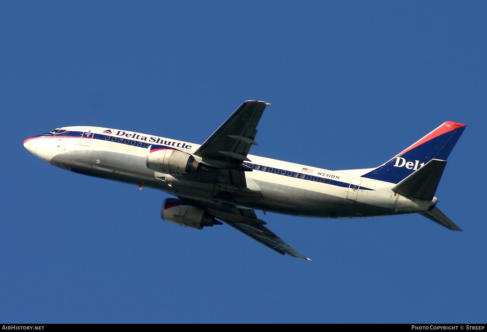 Aircraft Photo of N231DN | Boeing 737-3L9 | Delta Shuttle | AirHistory.net #151254