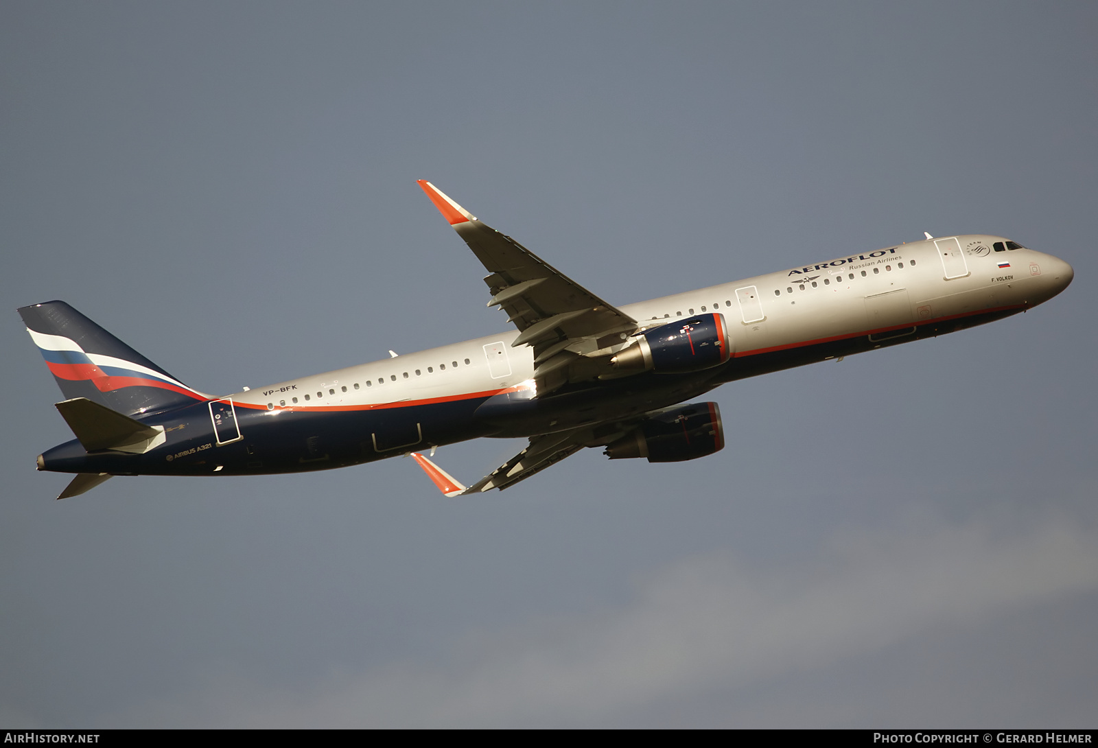 Aircraft Photo of VP-BFK | Airbus A321-211 | Aeroflot - Russian Airlines | AirHistory.net #151255