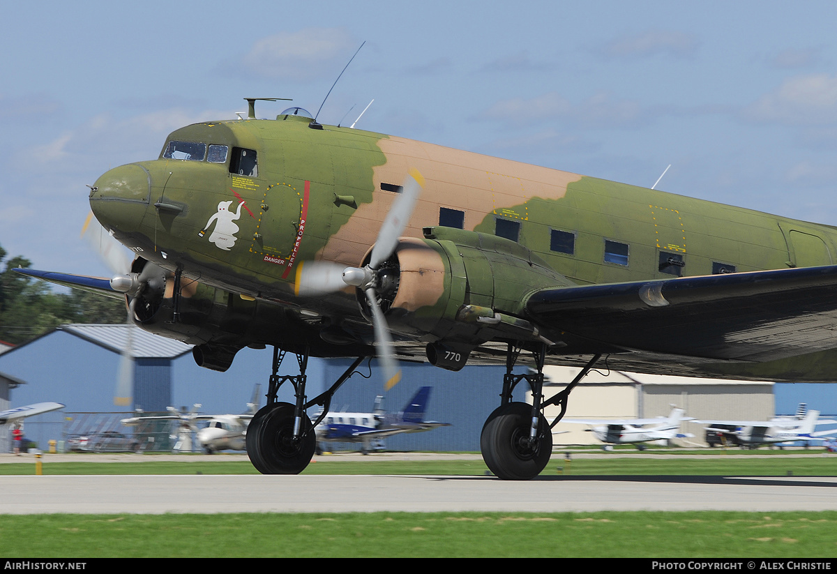 Aircraft Photo of N2805J / AF43-770 | Douglas C-47D Skytrain | USA - Air Force | AirHistory.net #151289