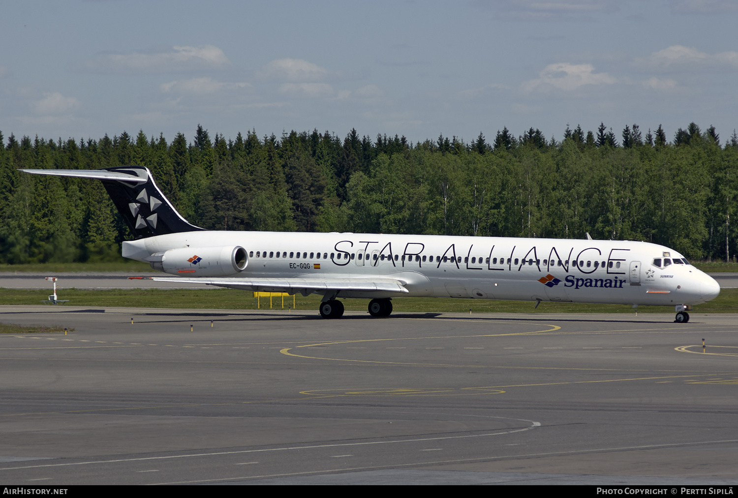 Aircraft Photo of EC-GQG | McDonnell Douglas MD-83 (DC-9-83) | Spanair | AirHistory.net #151297