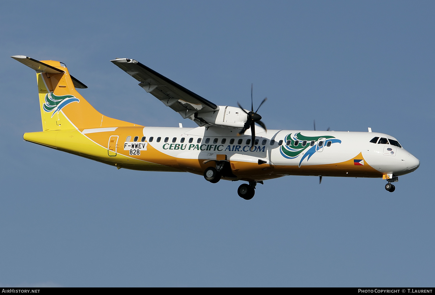 Aircraft Photo of F-WWEV | ATR ATR-72-500 (ATR-72-212A) | Cebu Pacific Air | AirHistory.net #151352