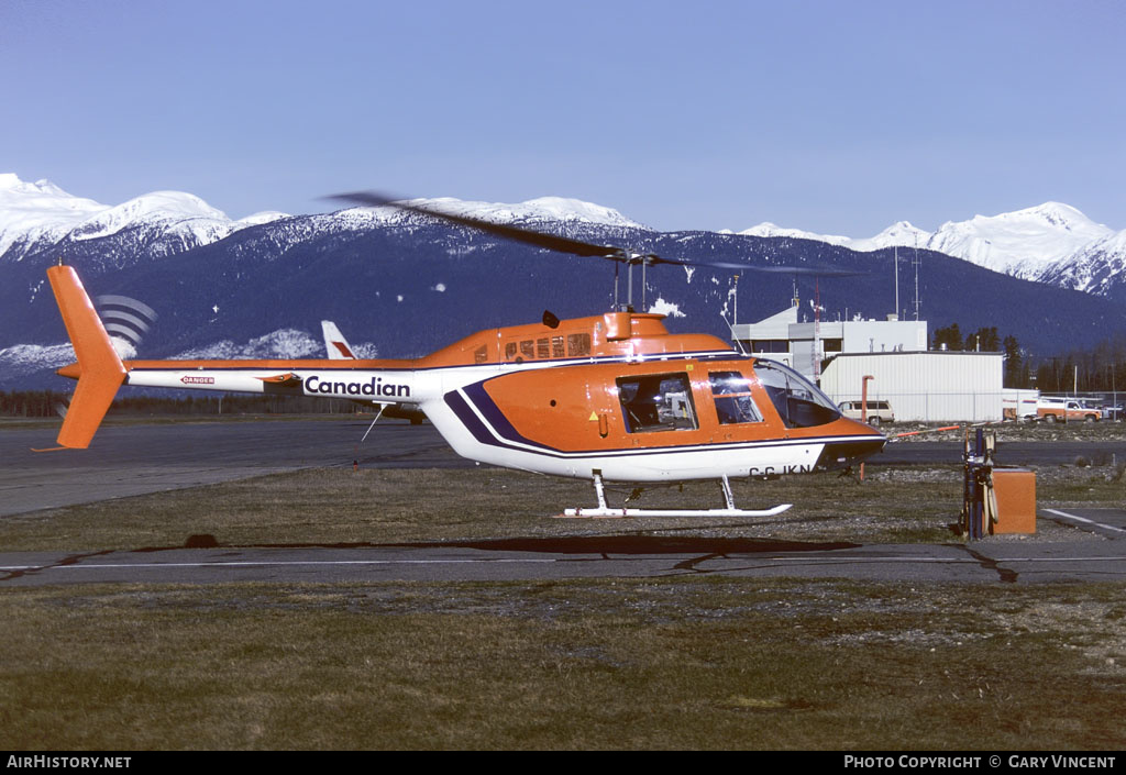 Aircraft Photo of C-GJKN | Bell 206B JetRanger II | Canadian Helicopters | AirHistory.net #151353
