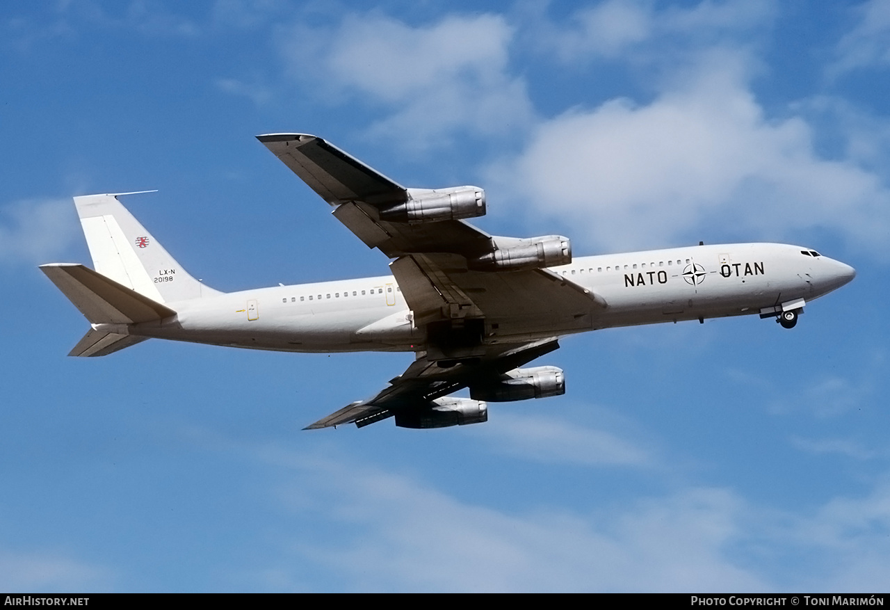 Aircraft Photo of LX-N20198 | Boeing CT-49A (707TCA / 707-300) | Luxembourg - NATO | AirHistory.net #151363