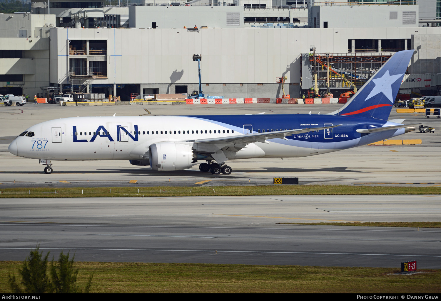 Aircraft Photo of CC-BBA | Boeing 787-8 Dreamliner | LAN Airlines - Línea Aérea Nacional | AirHistory.net #151369