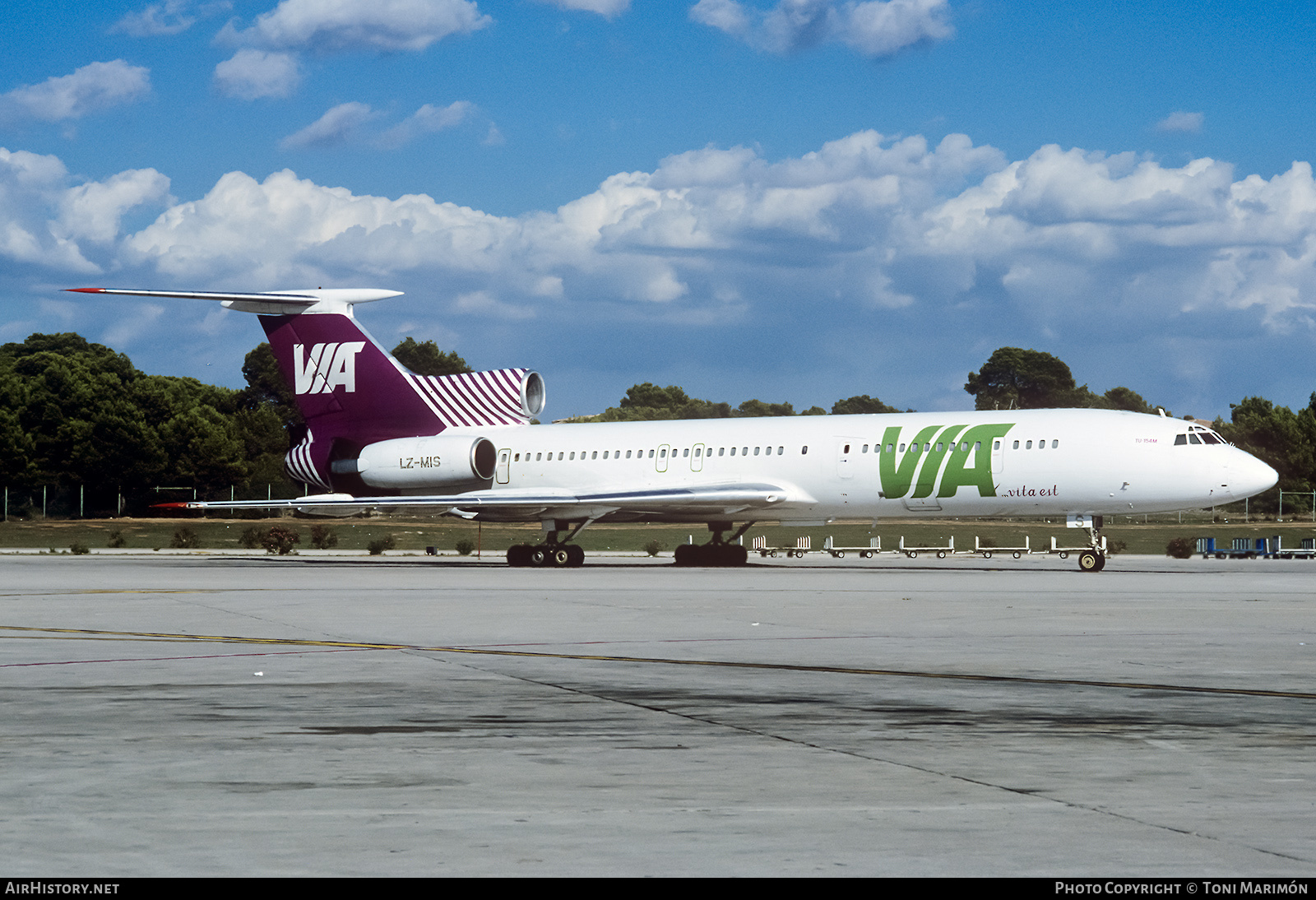 Aircraft Photo of LZ-MIS | Tupolev Tu-154M | VIA - Air VIA Bulgarian Airways | AirHistory.net #151383