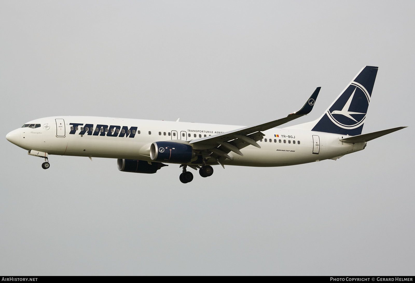 Aircraft Photo of YR-BGJ | Boeing 737-800 | TAROM - Transporturile Aeriene Române | AirHistory.net #151387