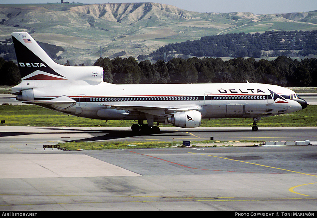 Aircraft Photo of N754DL | Lockheed L-1011-385-3 TriStar 500 | Delta Air Lines | AirHistory.net #151427