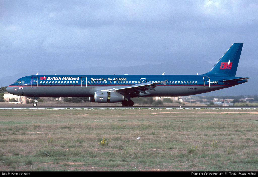 Aircraft Photo of G-MIDC | Airbus A321-231 | British Midland Airways - BMA | AirHistory.net #151436