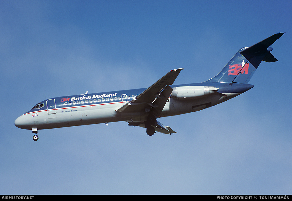 Aircraft Photo of G-BMAG | Douglas DC-9-15 | British Midland Airways - BMA | AirHistory.net #151438