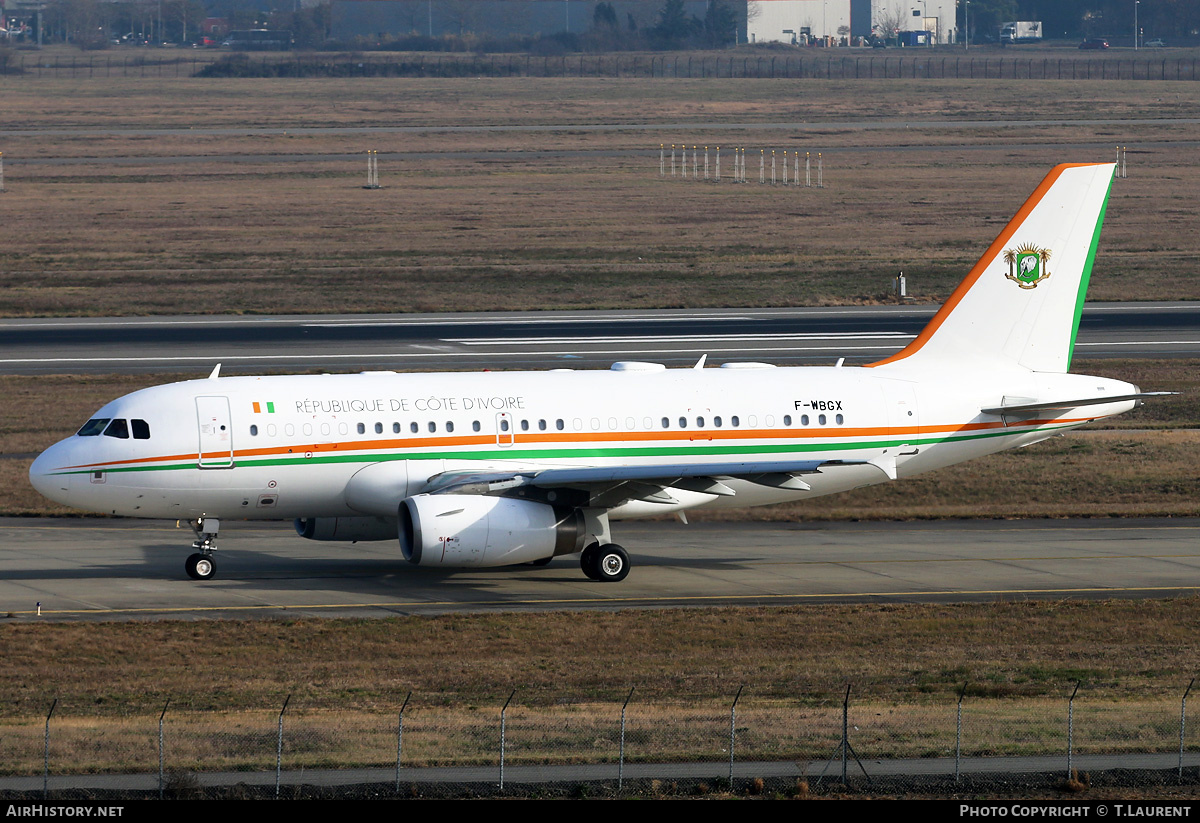 Aircraft Photo of F-WBGX | Airbus ACJ319 (A319-113/CJ) | Ivory Coast - Government | AirHistory.net #151506