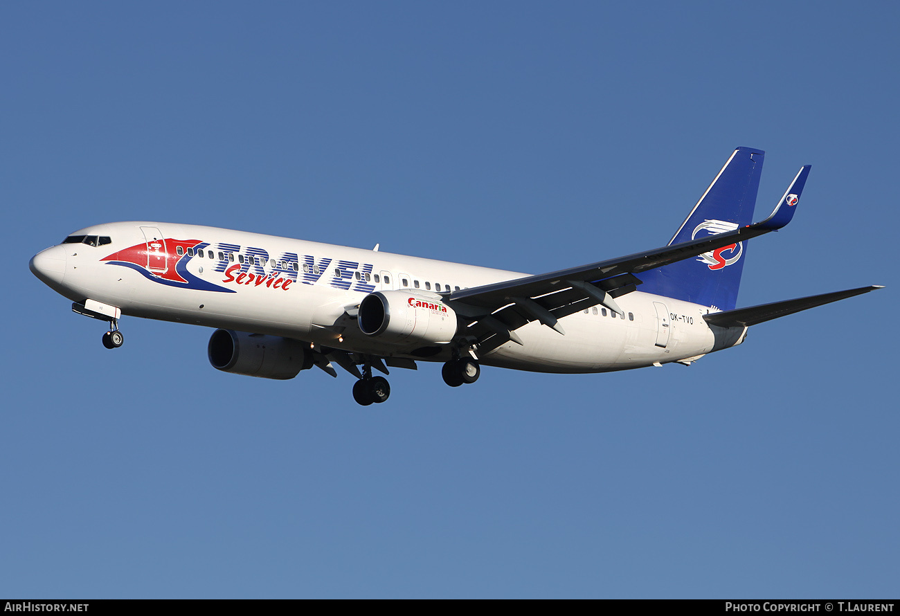 Aircraft Photo of OK-TVO | Boeing 737-8CX | Travel Service | AirHistory.net #151514