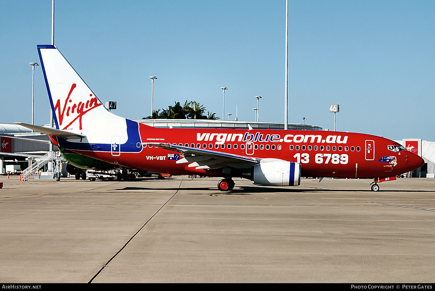 Aircraft Photo of VH-VBT | Boeing 737-7BX | Virgin Blue Airlines | AirHistory.net #151530