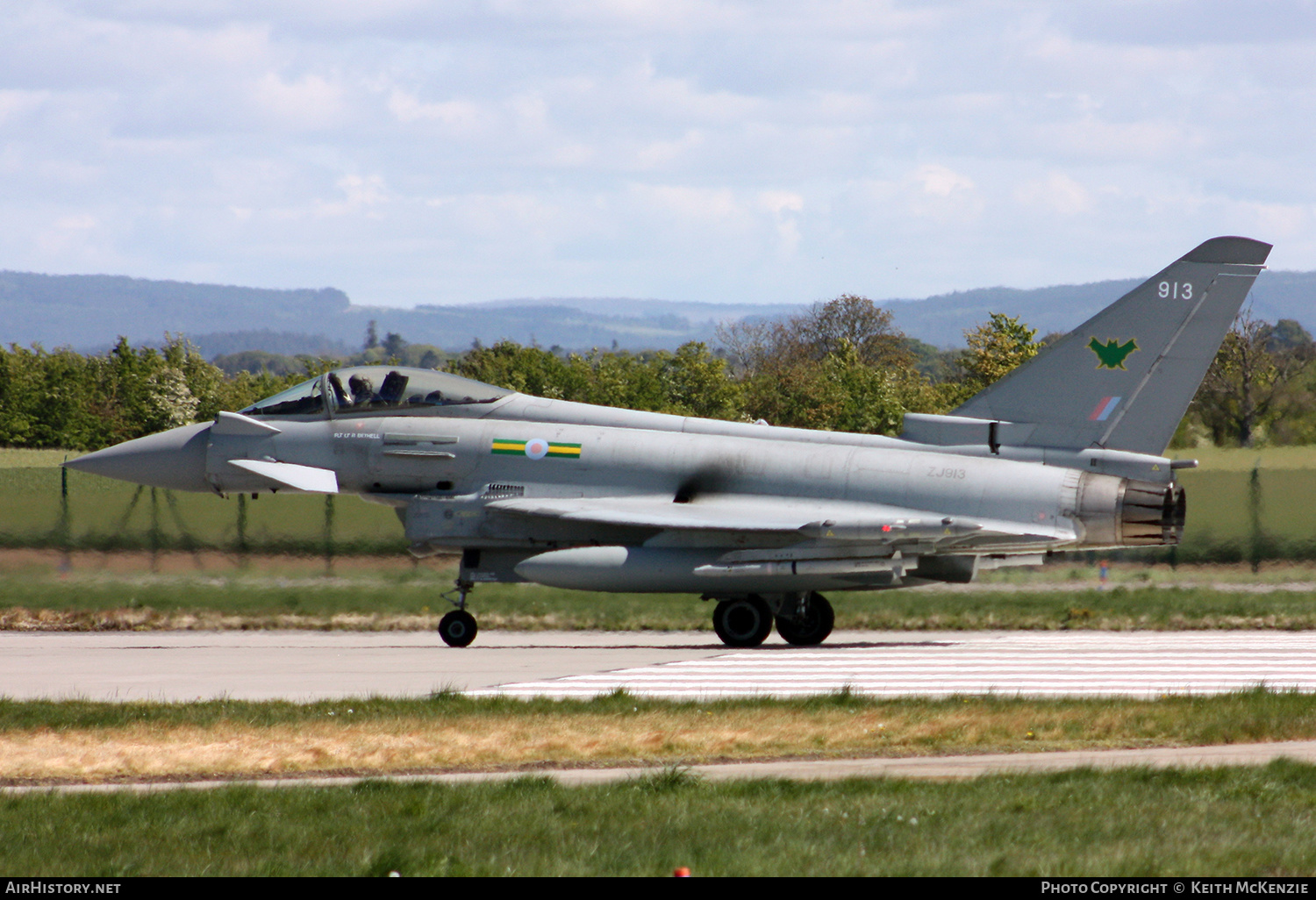 Aircraft Photo of ZJ913 | Eurofighter EF-2000 Typhoon FGR4 | UK - Air Force | AirHistory.net #151540