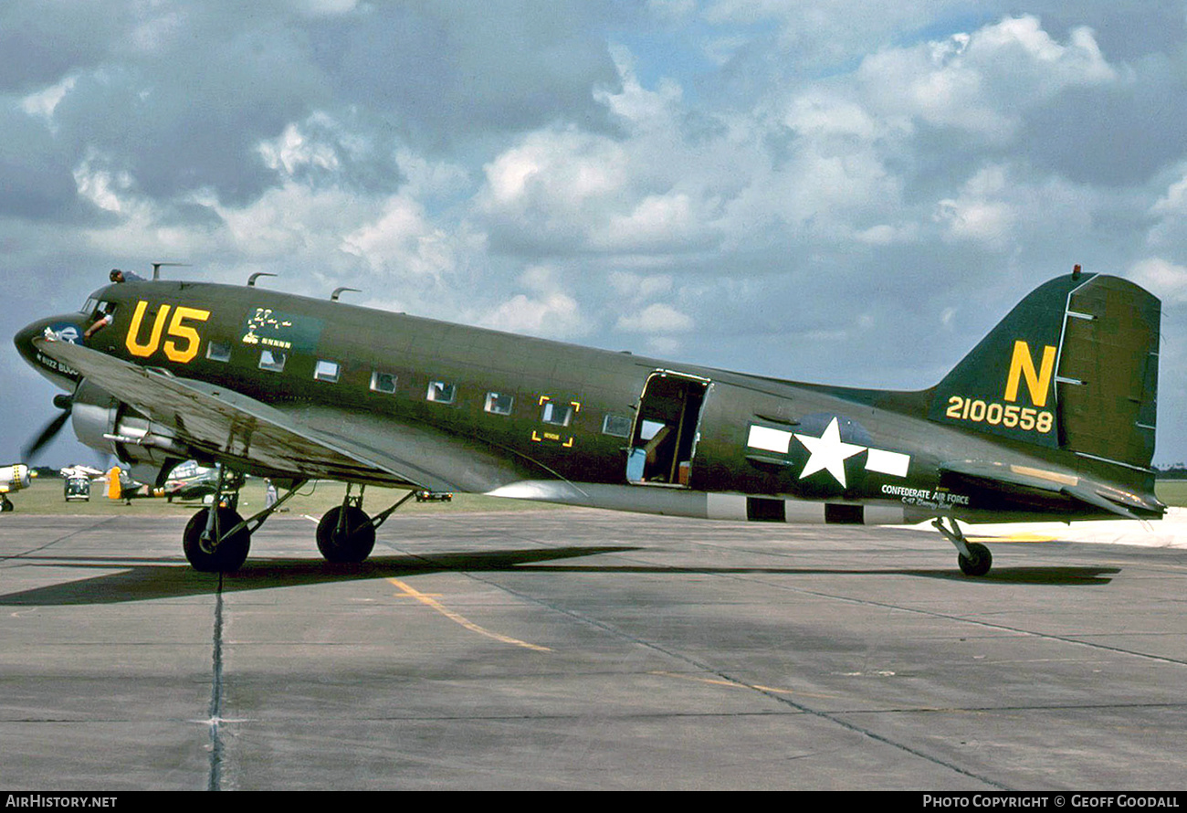 Aircraft Photo of N491P / 2100558 | Douglas DC-3C | Confederate Air Force | USA - Air Force | AirHistory.net #151555