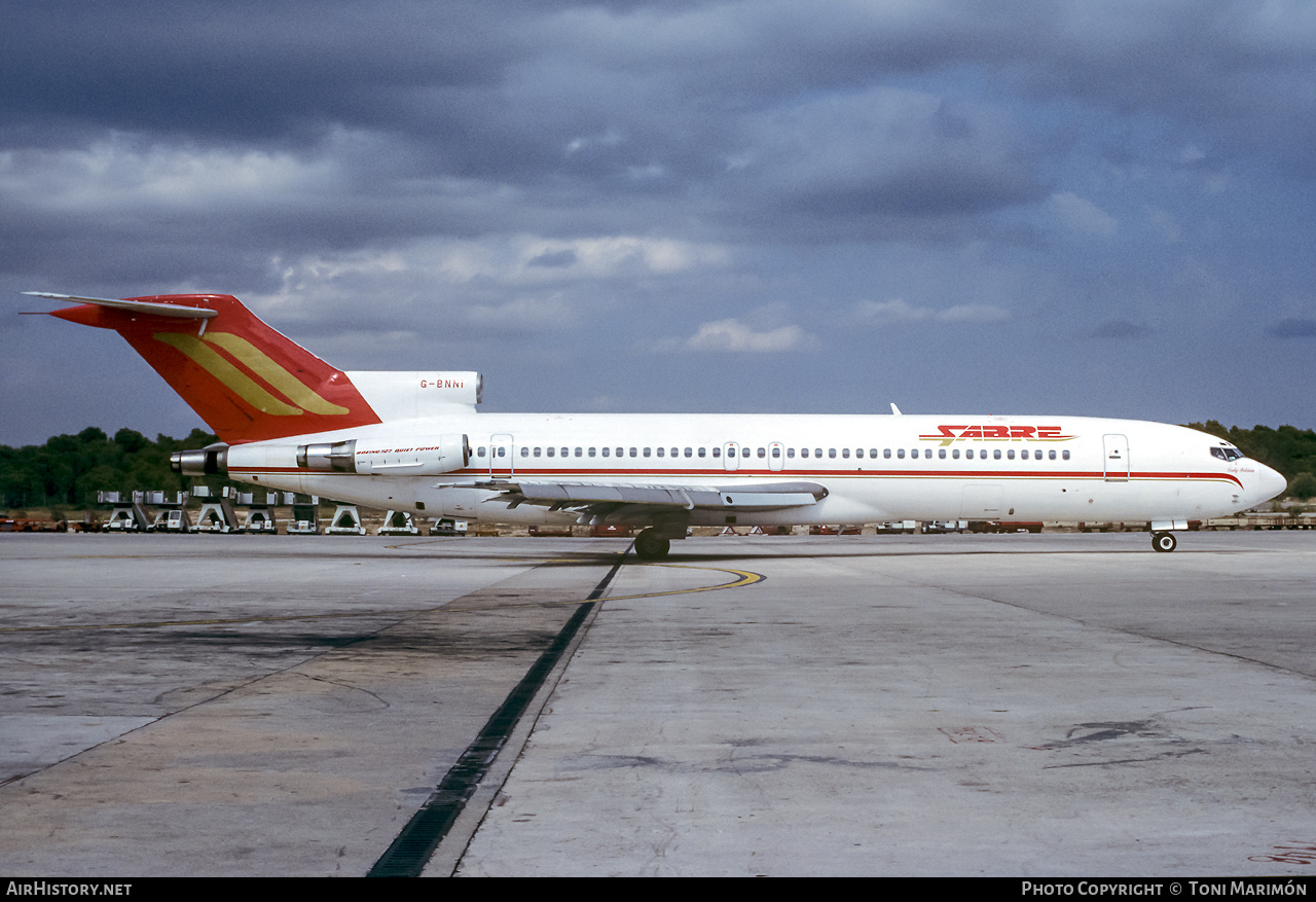 Aircraft Photo of G-BNNI | Boeing 727-276/Adv | Sabre Airways | AirHistory.net #151558