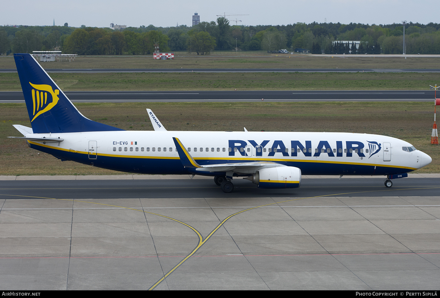 Aircraft Photo of EI-EVG | Boeing 737-8AS | Ryanair | AirHistory.net #151567