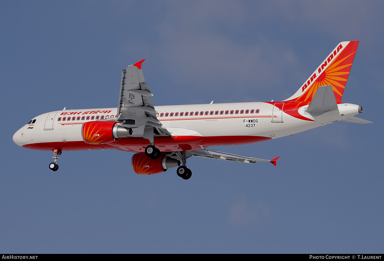 Aircraft Photo of F-WWDG | Airbus A320-214 | Air India | AirHistory.net #151592