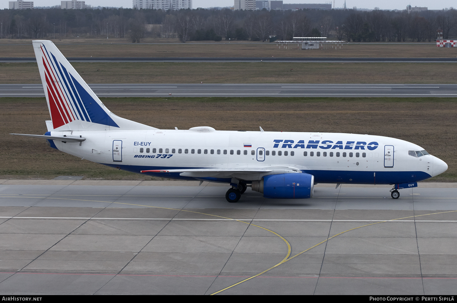 Aircraft Photo of EI-EUY | Boeing 737-7Q8 | Transaero Airlines | AirHistory.net #151605