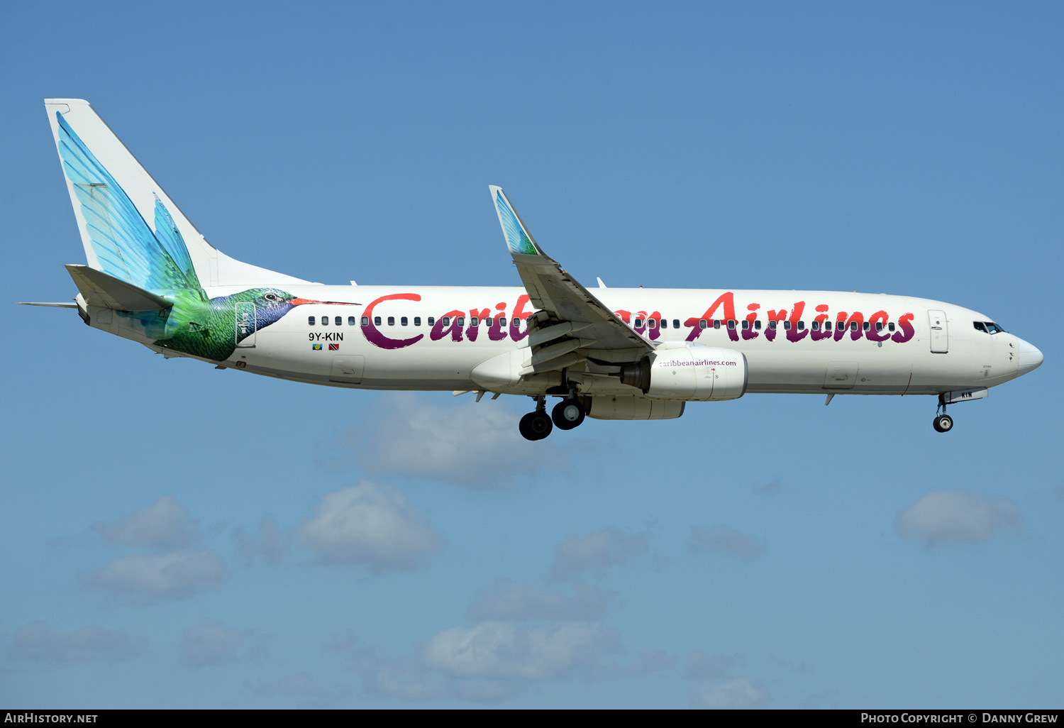 Aircraft Photo of 9Y-KIN | Boeing 737-8Q8 | Caribbean Airlines | AirHistory.net #151635