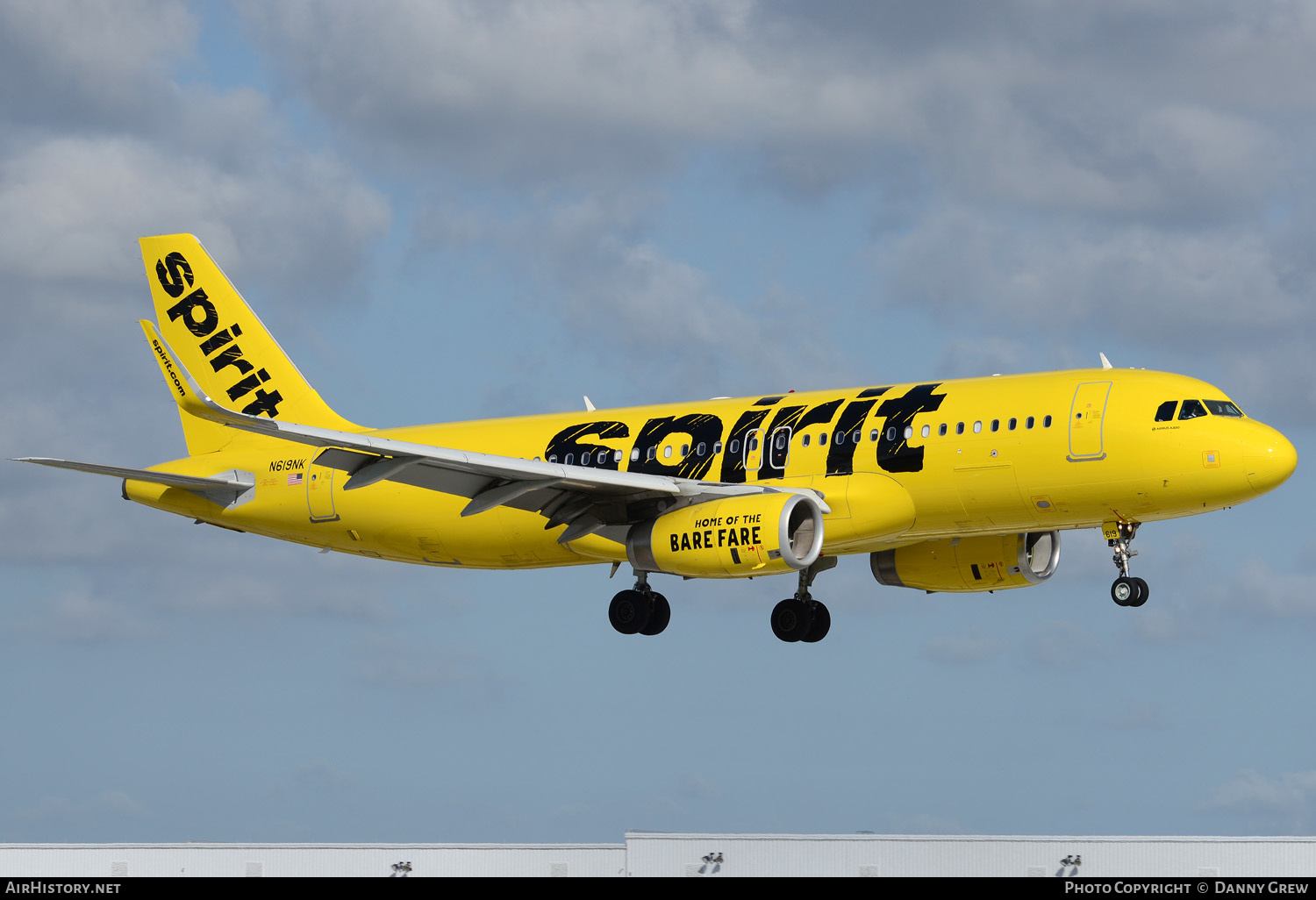 Aircraft Photo of N619NK | Airbus A320-232 | Spirit Airlines | AirHistory.net #151653