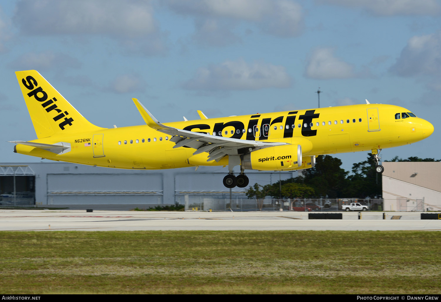 Aircraft Photo of N626NK | Airbus A320-232 | Spirit Airlines | AirHistory.net #151669