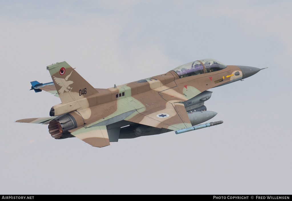 Aircraft Photo of 046 | General Dynamics F-16D Barak | Israel - Air Force | AirHistory.net #151695